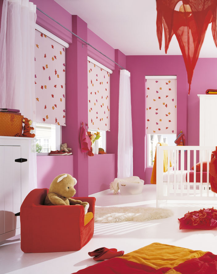Rollo im Kinderzimmer