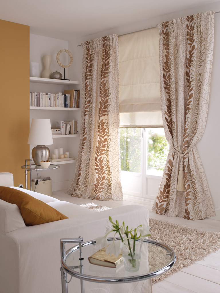 Vorhänge und Gardinen im Wohnzimmer