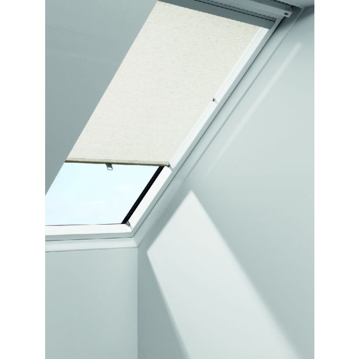 Velux Sichtschutz-Rollo, manuell mit Haltekralle