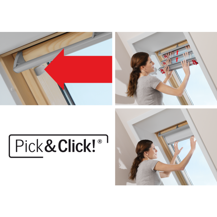 Pick & Click von VELUX: Ihr Produkt einfach montieren